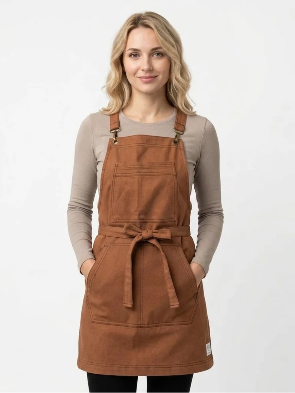 J Clark Brown Terra Cotta Stylist Apron